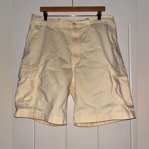 Polo‎ Ralph Lauren Men Bermuda Cargo Short 100% Cotton Yellow Size 35 RN#41381